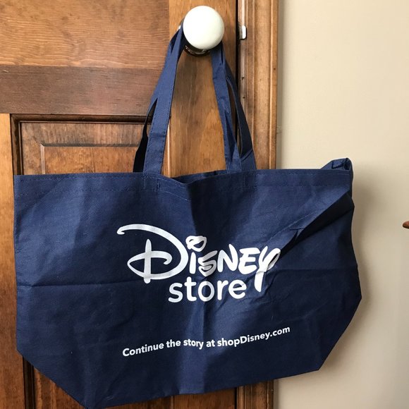 Disney Store Reusable Blue Tote Bag w/Mickey Mouse #2 - Picture 5 of 7
